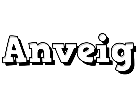 Anveig snowing logo