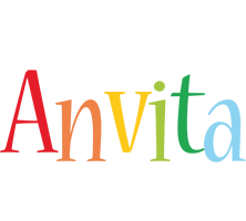 Anvita birthday logo