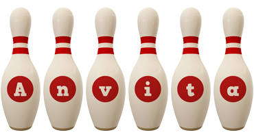 Anvita bowling-pin logo