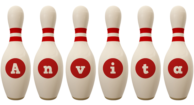 Anvita bowling-pin logo