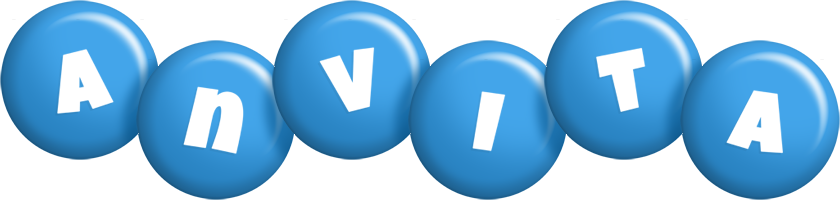 Anvita candy-blue logo