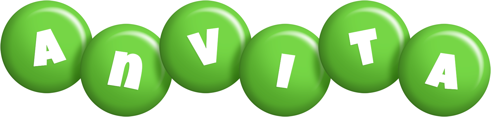 Anvita candy-green logo