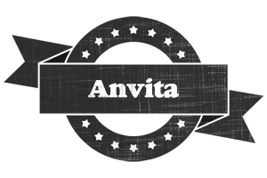 Anvita grunge logo