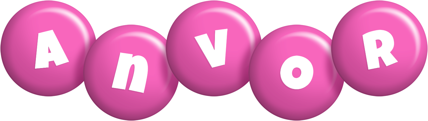 Anvor candy-pink logo