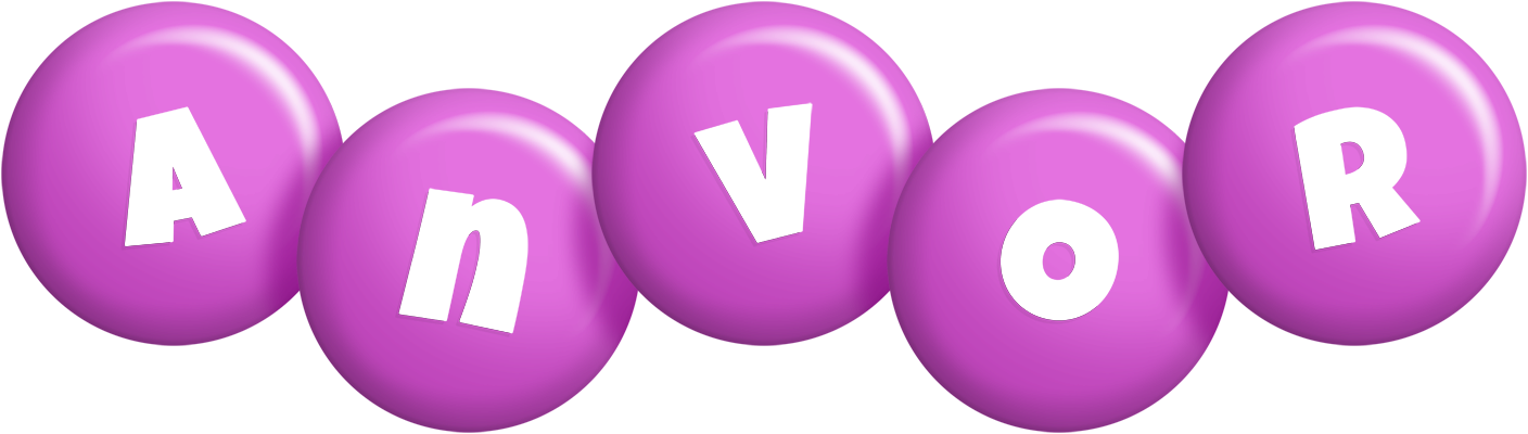 Anvor candy-purple logo