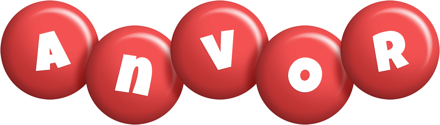 Anvor candy-red logo