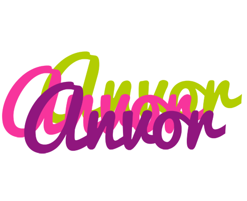 Anvor flowers logo