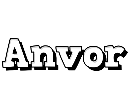Anvor snowing logo
