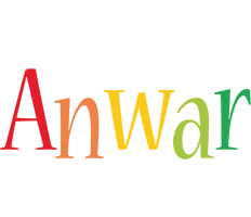 Anwar birthday logo