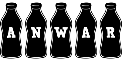 Anwar bottle logo