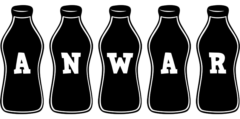 Anwar bottle logo