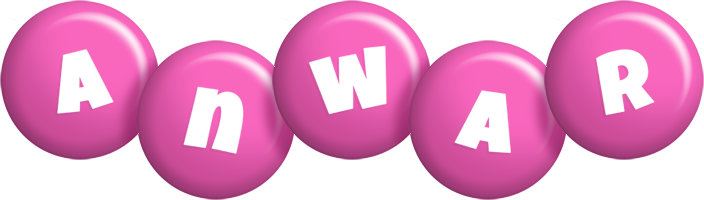 Anwar candy-pink logo