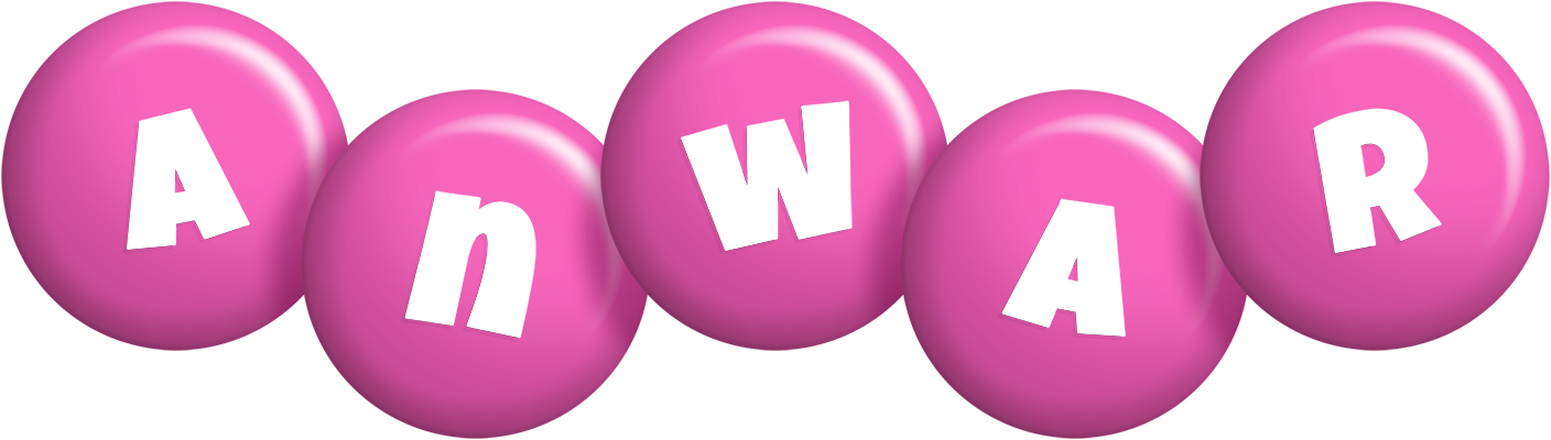 Anwar candy-pink logo