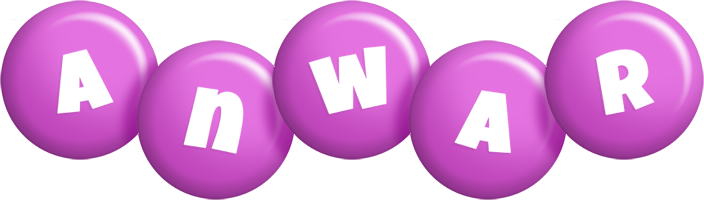 Anwar candy-purple logo
