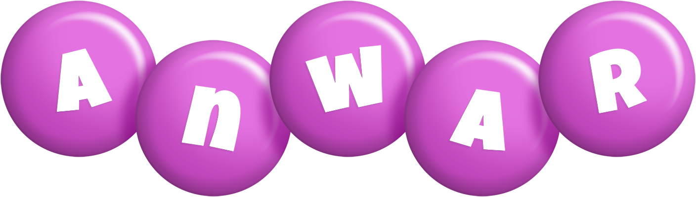 Anwar candy-purple logo