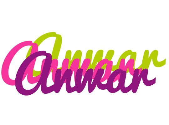 Anwar flowers logo