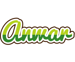 Anwar golfing logo