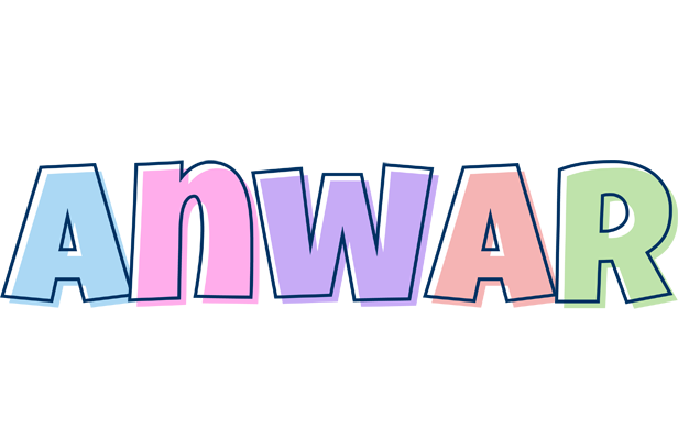Anwar pastel logo