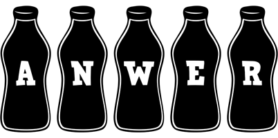 Anwer bottle logo