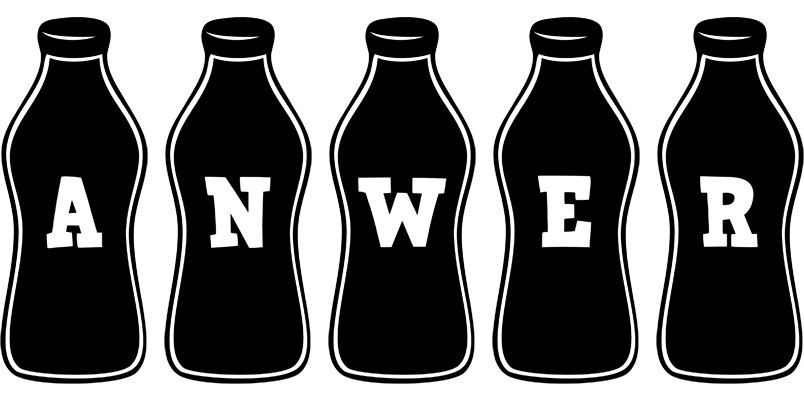 Anwer bottle logo