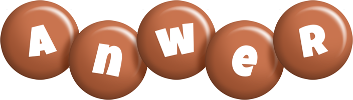 Anwer candy-brown logo