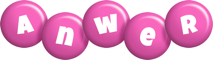 Anwer candy-pink logo