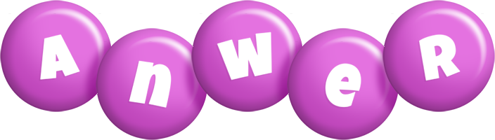 Anwer candy-purple logo
