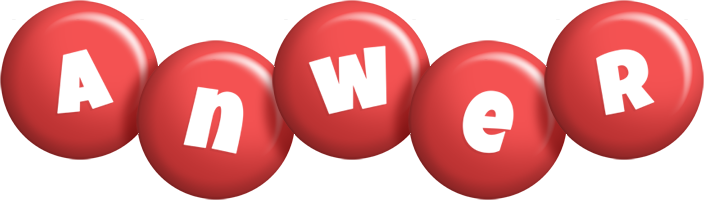 Anwer candy-red logo