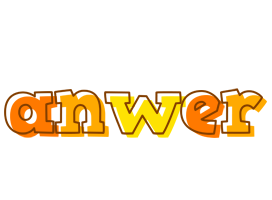 Anwer desert logo