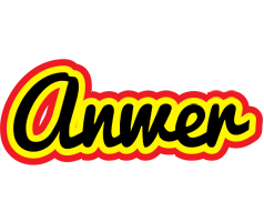 Anwer flaming logo