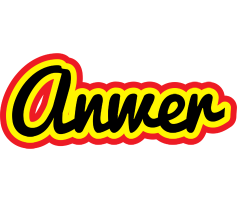 Anwer flaming logo