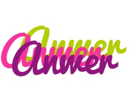 Anwer flowers logo
