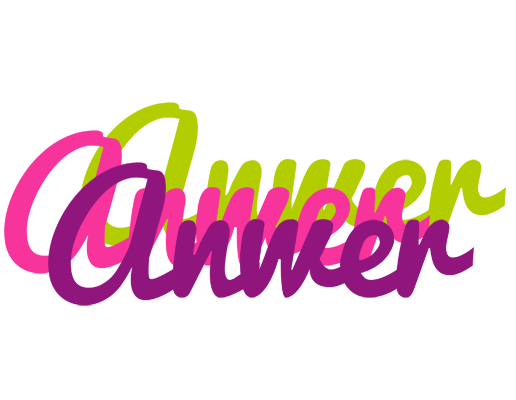 Anwer flowers logo