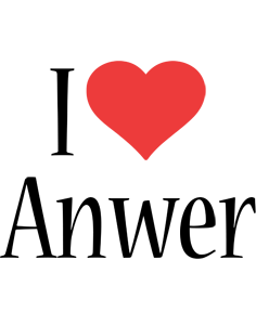 Anwer i-love logo