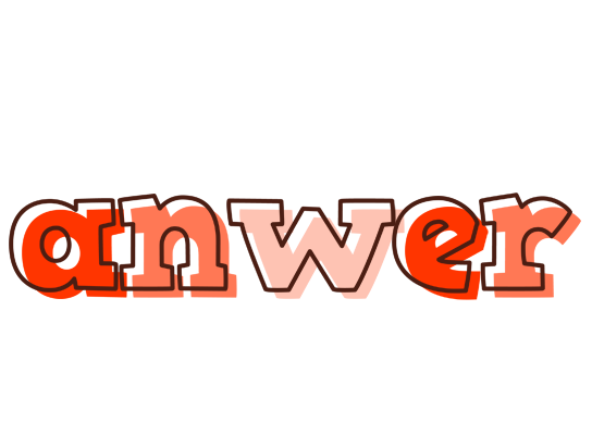Anwer paint logo