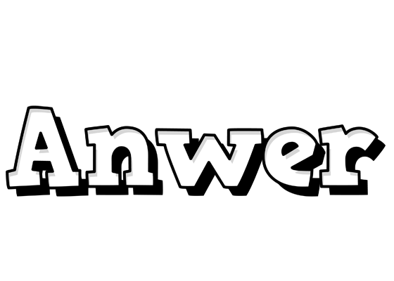 Anwer snowing logo