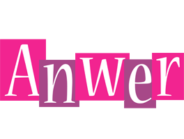 Anwer whine logo