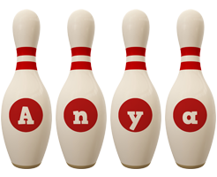 Anya bowling-pin logo