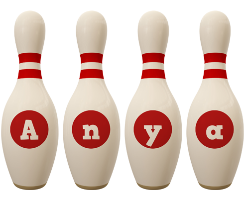 Anya bowling-pin logo