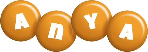 Anya candy-orange logo