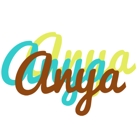 Anya cupcake logo