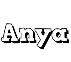 Anya snowing logo