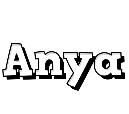 Anya snowing logo