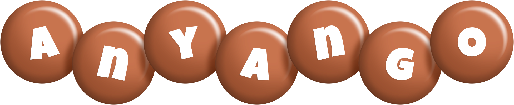Anyango candy-brown logo