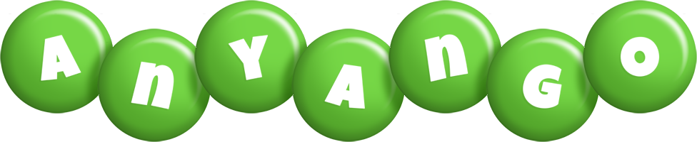 Anyango candy-green logo