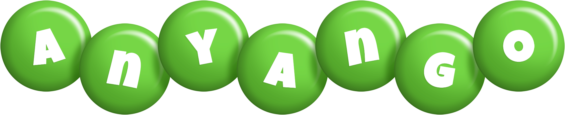Anyango candy-green logo
