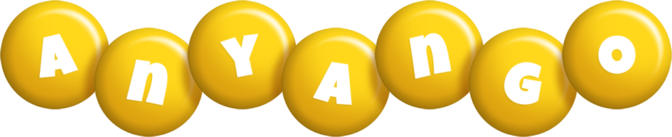 Anyango candy-yellow logo