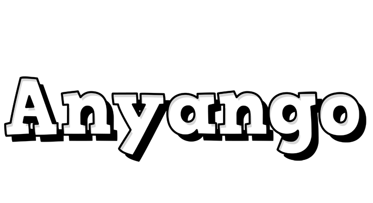 Anyango snowing logo