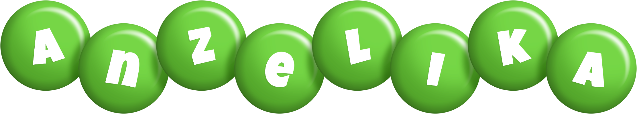 Anzelika candy-green logo