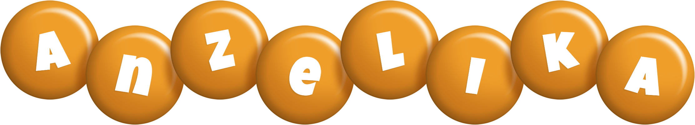 Anzelika candy-orange logo